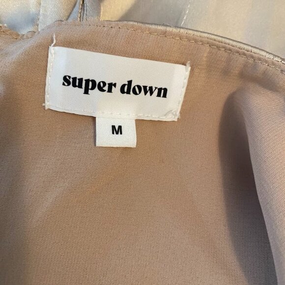 Revolve Superdown Zahra Asymmetrical Cowl Dress - Picture 4 of 5